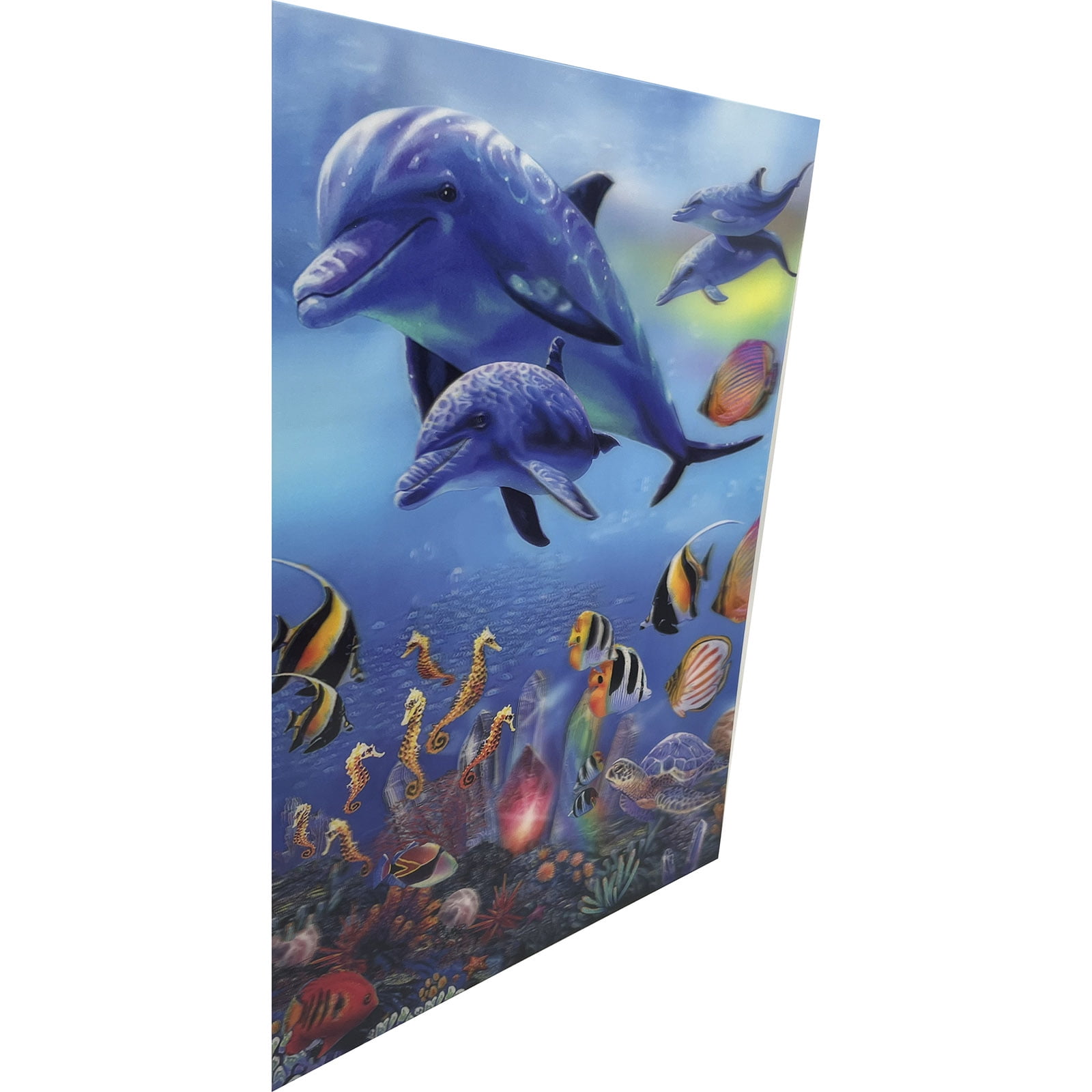 Impact 3D Dolphin Family Poster