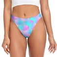 thumbnail image 1 of Fotbe Purple Dragon Scales Tanga Sin Costuras para Mujer con Estampado – Panties Invisibles, Transpirables y Cómodos para Uso Diario-XX-Large, 1 of 6