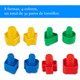 thumbnail image 4 of Juegos Didácticos De Ensamble Tuercas Y Tornillos 74pcs  Lab.g Colores, 4 of 5