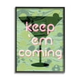 thumbnail image 2 of Stupell Industries Keep 'Em Coming Green Martini Food & Beverage Painting White Framed Art Print Wall Art, 2 of 5