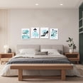 thumbnail image 3 of ZHONGYUTONG 4 Piece Makeup Canvas Wall Art Flower Dress High Heels Perfume Painting Women Fashion Pictures for Girl Bedroom Beauty Wall Decor Framed (8.00" x 12.00" x 4PCS), 3 of 5