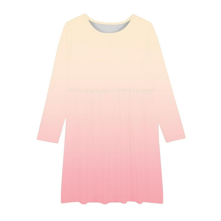 CHEEREAM Girls Long Sleeve Skater Dress Kids Casual Crewneck A-Line Flowy Fall Dresses for 4-14 Years - Walmart.com CHEEREAM Girls Long Sleeve Skater Dress Kids Casual Crewneck A-Line Flowy Fall Dresses for 4-14 Years - Walmart.com