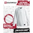 thumbnail image 2 of Southpole Boys Thermal Henley Shirt - Waffle Knit Warm Long Sleeve Boys Henley Shirt 2 Pack Casual Top, 2 of 7