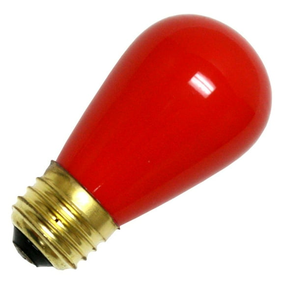 Halco 105334 - S14RED11C Standard Screw Base Colored Scoreboard Sign Light Bulb