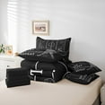 thumbnail image 6 of Castle Fairy Female Men Eat Sleep Ice Hockey Bedding Comforter Set 7pcs,Sport Gaming Queen Bedding Sets Super Cozy,Ball Game Queen Sheet Sets,Super Cozy Room Decor,Reversible, 6 of 8