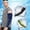 Navy, variant on KANG Fashion Unisex Camo Mesh UPF 50+ Ice Silk Arm Sleeves, Breathable Anti- UV Protection Covers for Vacation Outfits, Cycling Driving & Running Summer Outdoor Wear Navy L