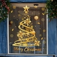 thumbnail image 4 of Seyotauo Christmas Tree Window Clings Stickers for Glass,Extra Large Golden Xmas Windows Static Stickers,Wall Window Door Mural Showcase Decal Sticker for Home Party Supplies Shop Glass Display Decor, 4 of 4
