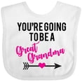 thumbnail image 3 of Inktastic You're Going to Be a Great Grandma Boys or Girls Baby Bib, 3 of 4