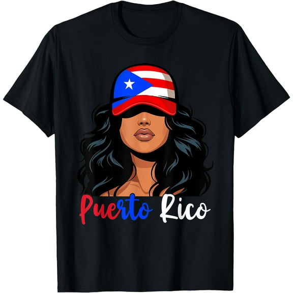 Puerto Rican Girl Puerto Rico Flag Proud Boricua Women T-Shirt Tops Tee