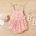 thumbnail image 5 of Odeerbi Baby Bodysuit Layette for Toddler Summer Girls Flowers Straps Sleeveless Jumpsuit 2025 Casual Clothes Pink, 5 of 9