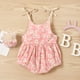 thumbnail image 5 of Body De Bebé Canastilla Onesies Para Niños Pequeños Verano Niñas Flores Correas Mono Sin Mangas Ropa Casual Rosa Odeerbi LM103-4205, 5 of 9