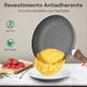thumbnail image 4 of juego de ollas y sartenes antiadherentes, juego de ollas de granito, bateria de cocina antiadherente 18 piezas, ollas de cocina de aluminio, color gris, 4 of 4