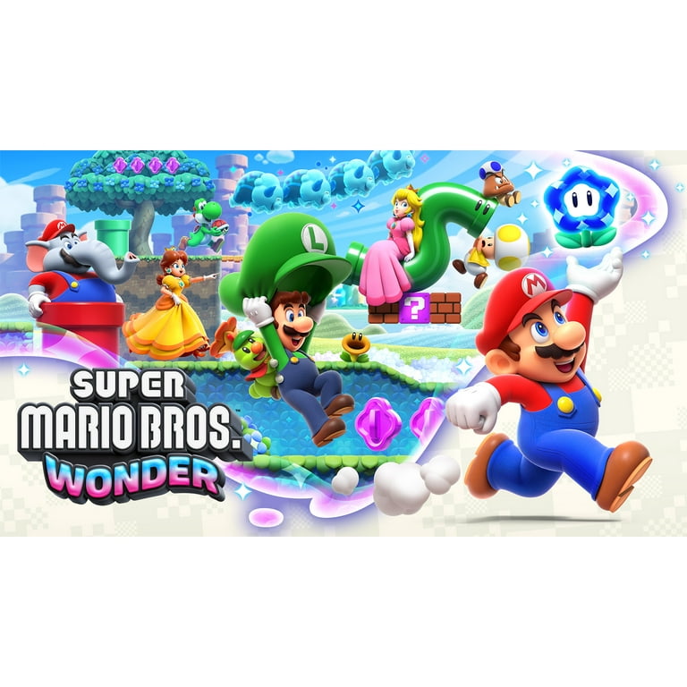 Nintendo Switch - OLED Model with Super Mario Bros Wonder Bundle