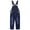 DeepBlue-2466, variant on KIDSCOOL SPACE Little Boys Slim Fit Jeans,Ripped Big Bib Pocket Fashion Denim Overalls,Deep Blue,9-12 Months