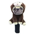 thumbnail image 2 of Lipstore Housse de Tête de Golf Protection Club de Golf Animal Portable Accessoires Mignons Marron, 2 of 7