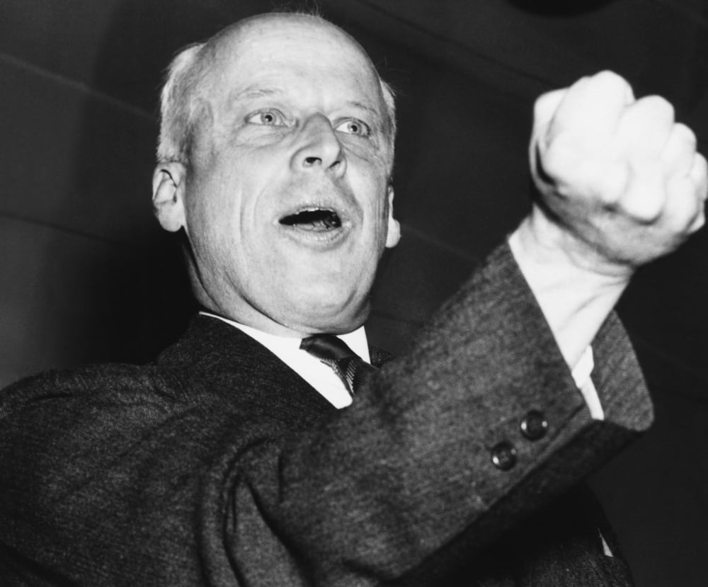 Norman Thomas Addressing The National Nominating Convention Of The ...