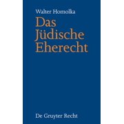 Das JÃ¼dische Eherecht, (Hardcover)