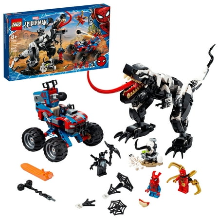LEGO Marvel Spider-Man Venomosaurus Ambush 76151 Fun Building Toy with Awesome Action and Superhero Minifigures (640 Pieces)