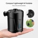 thumbnail image 2 of Electric Air Pump, 5200 mAh Rechargeable Battery Air Pump, Electric Inflator with 3 Air Nozzles, Quick Inflator for Inflatable Boat/Air Mattress, 2 of 5