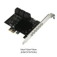 thumbnail image 1 of enqiretly PCI-E to SATA Extender Splitter High Speed PCI-Express Expansion Card Desktop Computer Accessory, SA3106J, 6 ports, 1 of 3