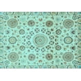 thumbnail image 1 of Ahgly Company Indoor Rectangle Abstract Light Blue Modern Area Rugs, 7' x 10', 1 of 4
