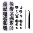 thumbnail image 1 of Juego de herramientas de manicura de diamantes de forma especial con diamantes planos de 12 rejillas TFixol  ZSHZ-216, 1 of 7
