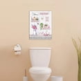 thumbnail image 4 of Rustic Flower Bathroom Wall Art Farmhouse Pink Canvas Wall Decor Country Floral Rose and Butterfly Pictures Painting Soak Relax Unwind Artwork Framed for Bathroom Bedroom Living Room 12"x16", 4 of 6