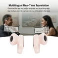 thumbnail image 4 of Ai Language Translator Earbuds, 164+ Languages Online Translate, Fingerprint Control, Bt 5.3, Stereo, Ai Dialogue Mode, With App, for Muisc, Calls, for Traveling, Learning, 4 of 7