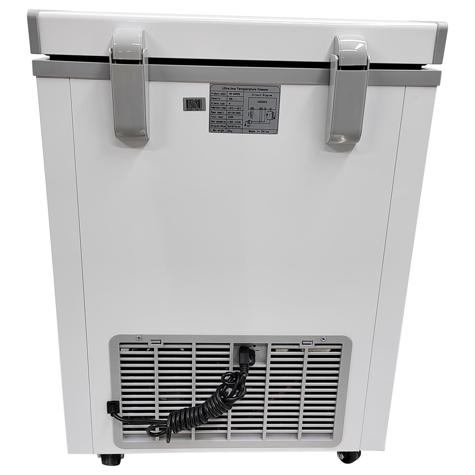 -86℃ Ultra Low Temperature Storage Box 28L Laboratory Cryogenic Freezer Refrigerator