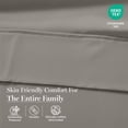 thumbnail image 5 of Casa Platino Cotton Queen Sheet Set – 450 Thread Count 100% Cotton Sheets Long Staple, Silky Soft Sateen Finish, Snug Fit 15" Deep Pocket – Paloma Grey, 5 of 8