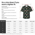 thumbnail image 4 of Picia Colorful Turtles Gentle Cotton Regular Fit Short Sleeve Casual Hawaiian Shirt for Men-Medium, 4 of 9