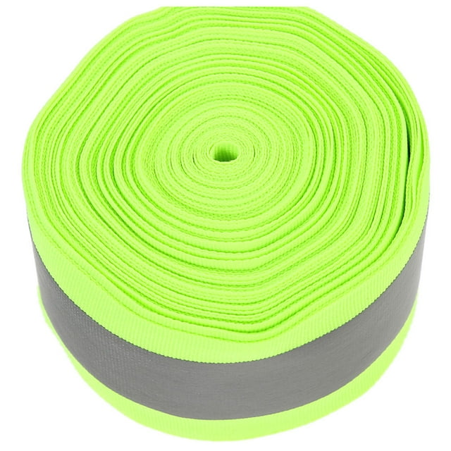 FONDOTIN 1 Rouleau de Ruban Réfléchissant pour Couture Tissu Réfléchissant de Sécurité pour Promenades Nocturnes