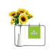 thumbnail image 1 of Tarjeta de bendición de jarrón de girasol artificial Teclado de orientación Unbranded Tamaño del soporte 25 x 17 cm, 1 of 3