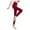 Ankle_Wine, variant on UJNDER Fashion Women Brushed Stretch Lined Thick Tights Warm Winter Ankle/Stirrup Leggings Pants Stirrup_Coffee XS