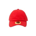 thumbnail image 2 of Top Head wear Casquette en Sergé de Coton Profil Bas, Rouge, 2 of 2