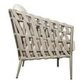 thumbnail image 3 of Seasonal Living Archipelago Andaman Aluminum Sofa in Light Gray/Cardamom Taupe, 3 of 8