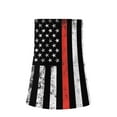 thumbnail image 4 of Fshinging Womens Tank Top 4th of July Casual Print Bandeau Patriotic Sleeveless Stretch Yoga Camis Black L, 4 of 4