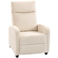 thumbnail image 1 of HOMCOM Push Back Recliner Chair Home Theater Seating with Padded Seat, 1 of 10