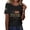 01-Black, variant on Womens T-Shirts 4th of July Shirts Patriotic Independence Day Tops, Women's Fashion Casual Flag Printed Short Sleeve Round Neck Pullover