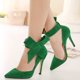 thumbnail image 5 of Zapatos de mujer, tacones de aguja de verano, tacones superaltos, exquisito estilo romano informal, sandalias sexis con correa en el tobillo y lazo aterciopelado Wmkox8yii  hfjk2810, 5 of 7
