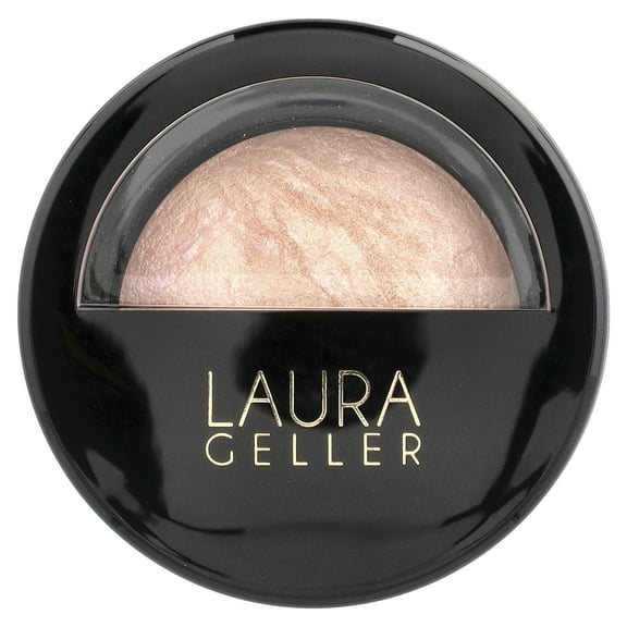 LAURA GELLER NEW YORK Baked Blush-n-Brighten Marbleized Blush for Cheeks - Ethereal Rose - Natural Finish - Buildable Color