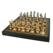 Florence Chessmen on Leather Chest