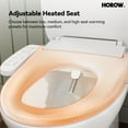 thumbnail image 3 of HOROW T0338W Elongated One Piece Toilet With Bidet Toilet Seat ADA Height MAP 1000g 12'' Rough-in, 3 of 9