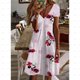 thumbnail image 3 of Vestido mini sexy de manga corta con cuello en V y estampado de amor de Minnie Mouse de Disney para mujer, diseño para exteriores, 3 of 5