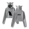 thumbnail image 6 of kpop ILLIT Not cute anymore  Hooded music fans sweatshirt kawaii cat ear drawstring   men/women outfits, 6 of 6