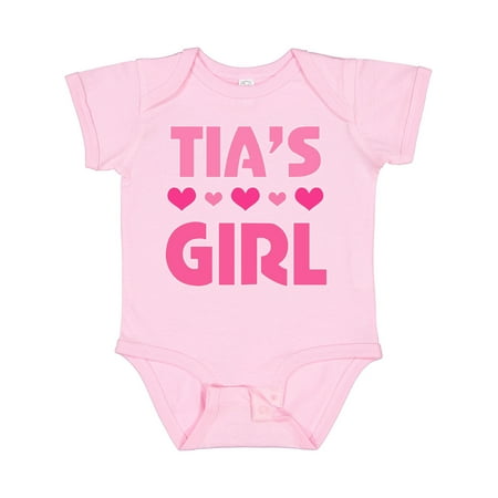 

Inktastic Tia Girls for Niece Gift Baby Girl Bodysuit