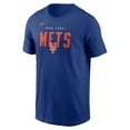 thumbnail image 2 of Men's Nike Royal New York Mets Home Team Bracket Stack T-Shirt, 2 of 3