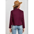 thumbnail image 3 of PRETTYGARDEN Women's Faux Suede Jackets 2025 Spring Fall Clothes Long Sleeve Open Front Cropped Coat Outwear, 3 of 9