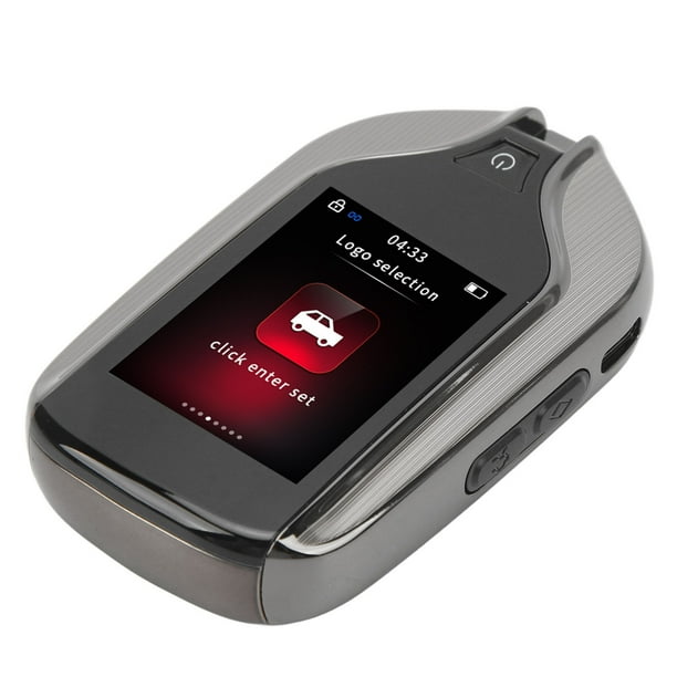 Llave de coche inteligente con arranque remoto, llave de coche con entrada sin llave táctil LCD MA‑100 universal Llave de coche inteligente LCD probada profesionalmente