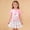 Red, variant on Laipiong Easter Bunny Egg Print Girls 2 Piece Outfit Fashion Ribbon Bowknot Blouse With Lace Trim And Pleated Skirt Hot Pink 1-2